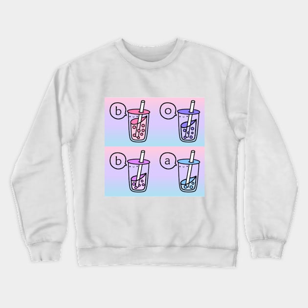 Boba Tea Collage! Crewneck Sweatshirt by SirBobalot